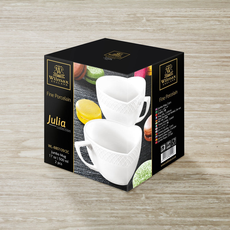 White Jumbo Coffee / Cappuccino Mug 17 Oz | 500 Ml