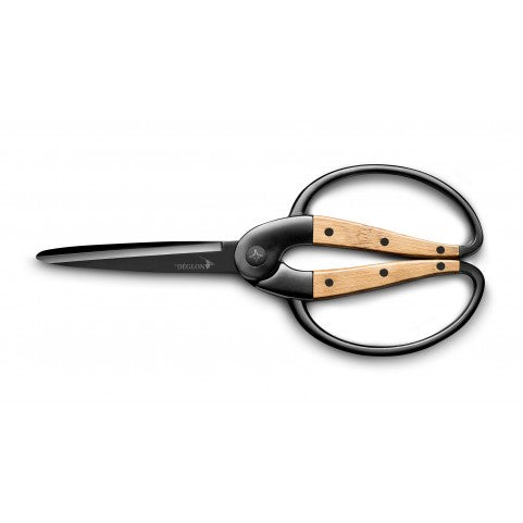 KITCHEN SCISSORS – 8,5″ – BLACK – BAMBOO HANDLE