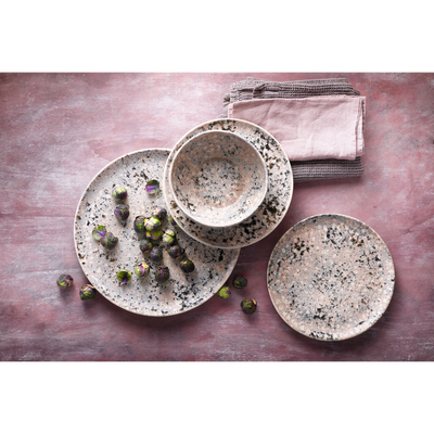 Deep plate Palmer Confetti 21 cm Pink Stoneware 1 piece(s)