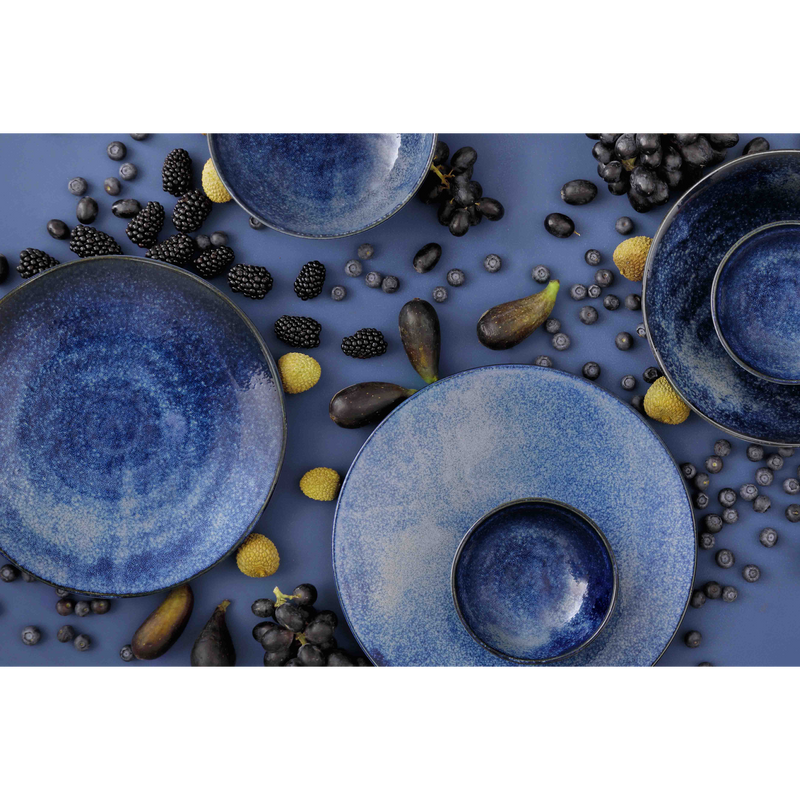 Plate Collection Kiryu /Diameter 27,5 cm/ Blue Porcelain Palmer, 1 piece