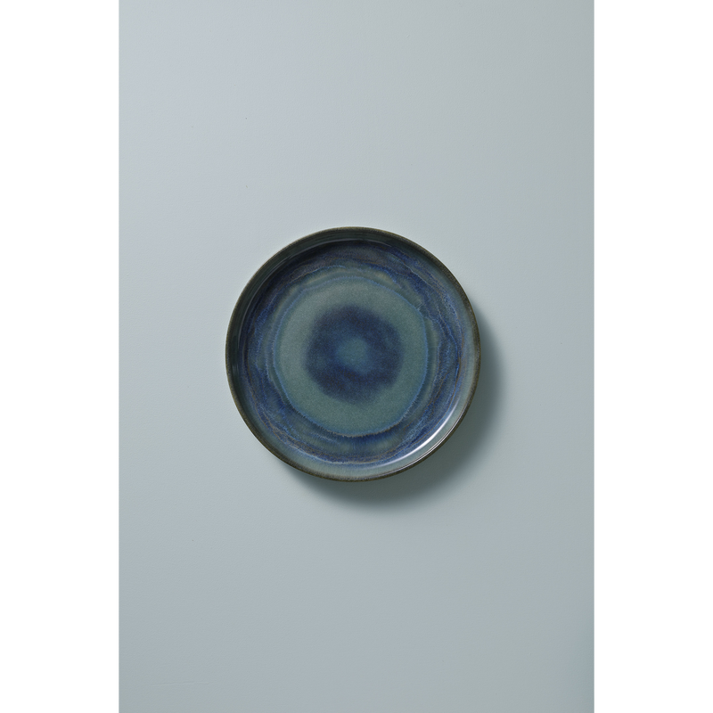 Stoneware Plate, Color Green, 1 piece/ Diameter: 22 cm/ Collection Miami/ Palmer
