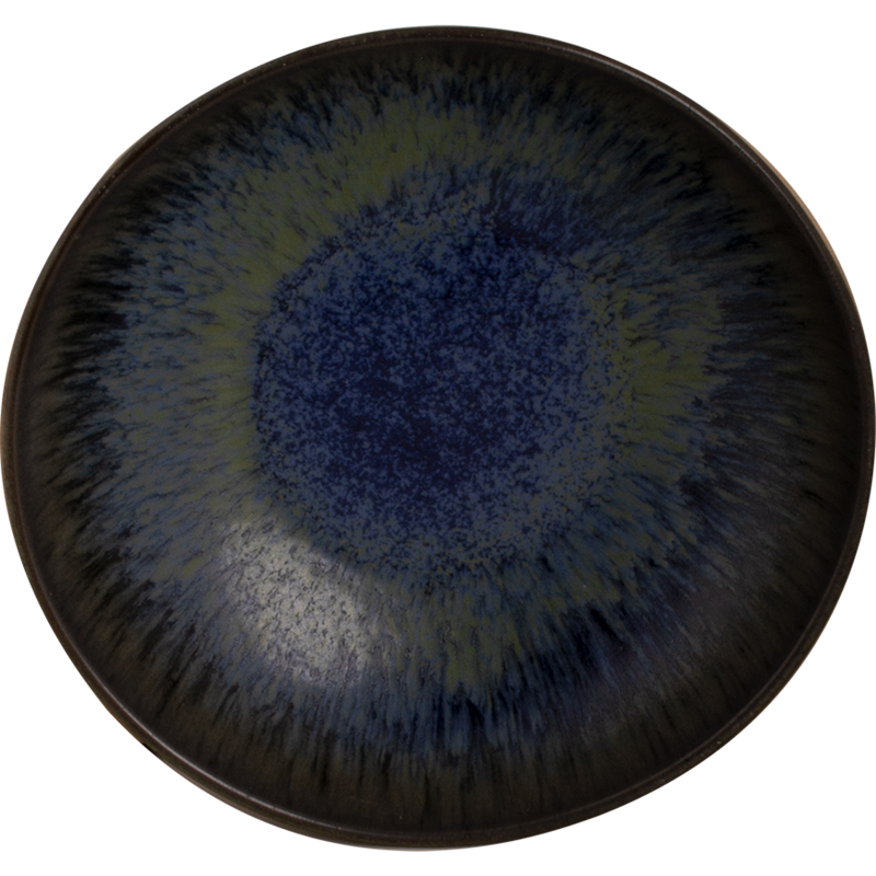 Deep Plate Stoneware, 22 cm, Collection Blue Tama, Palmer, 1 piece