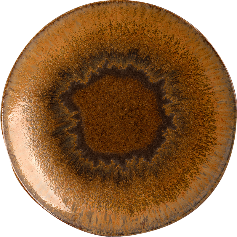Plate Palmer Cecil 27cm Brown Stoneware 1 piece(s)