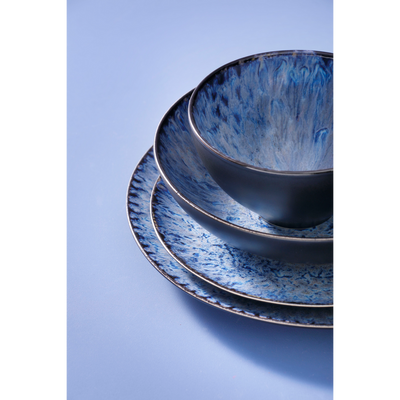 Plate Palmer Lester 27cm Blue Stoneware 1 piece(s)