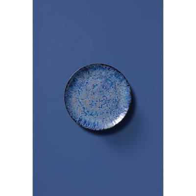 Plate Palmer Lester 21cm Blue Stoneware 1 piece(s)