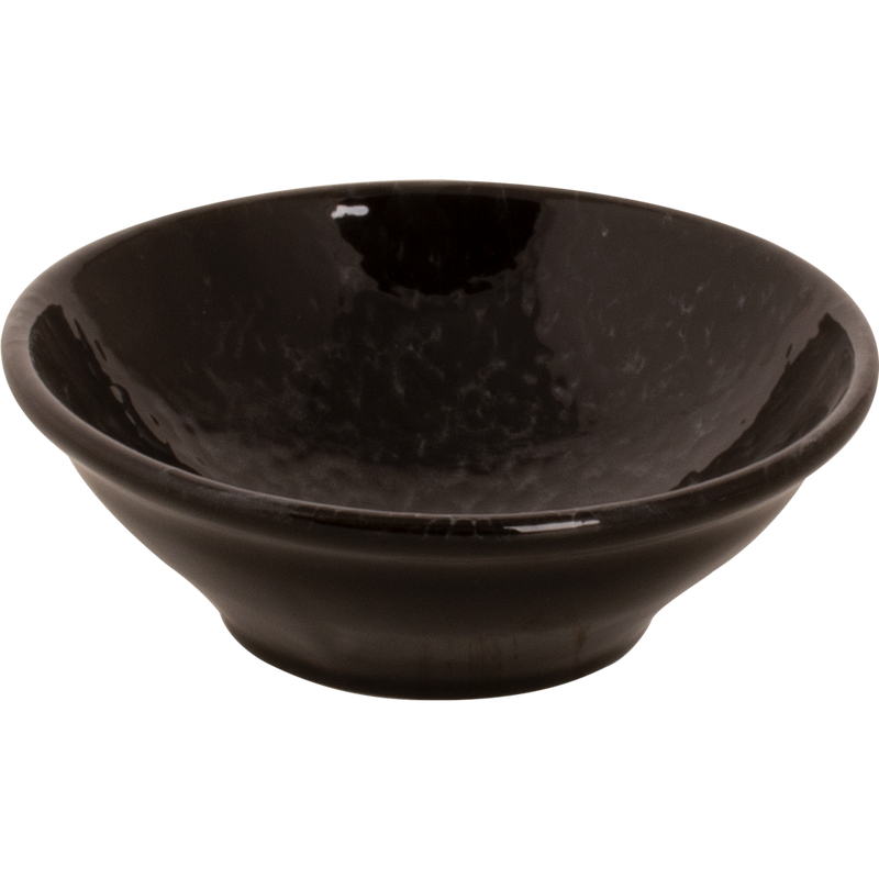 Black Porcelain Bowl, 16 cm, 50 cl | Collection Black Tahiti | Maastricht, 1 piece