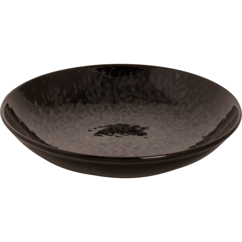 Black Porcelain Bowl, 25 cm, 43 OZ| Collection Black Tahiti | Maastricht, 1 piece
