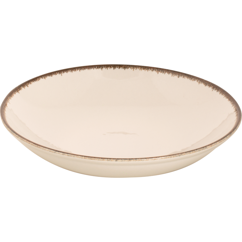 Porcelain Deep Plate, 25 cm | Collection Cream Akoya | Maastricht, 1 piece