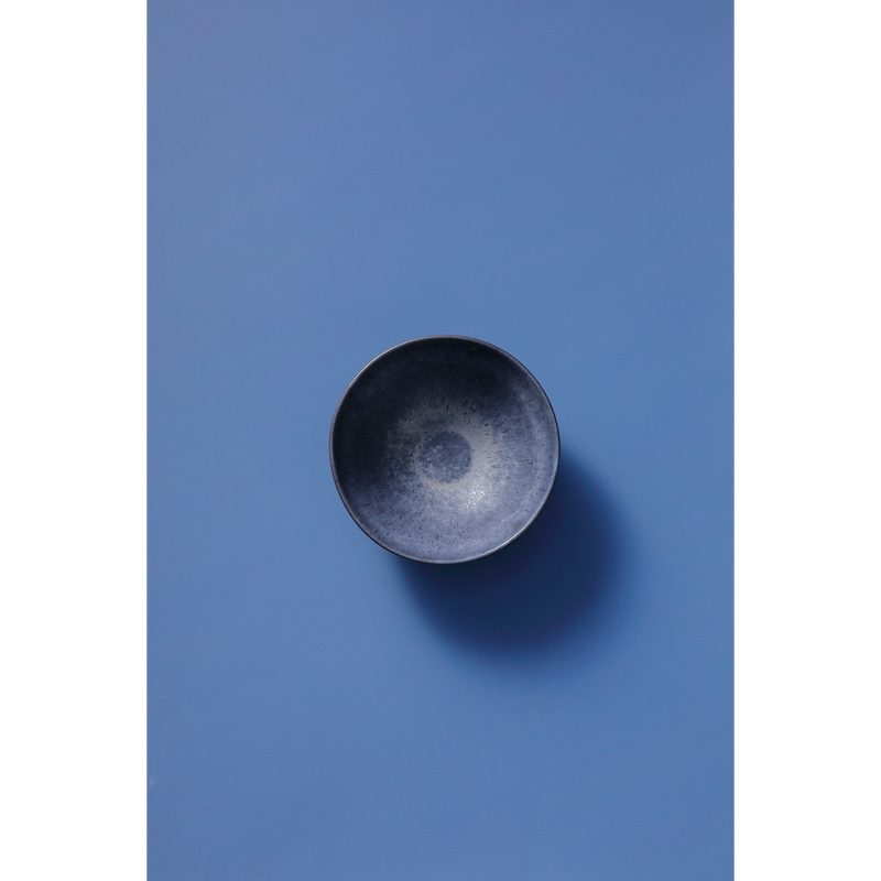 Bowl Palmer Houston 15 cm Blue Black Stoneware 1 stuk(s)