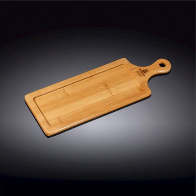 Natural Bamboo Tray 13.5" X 4.75" | 34 X 12 Cm WL-771006/A - NYStep