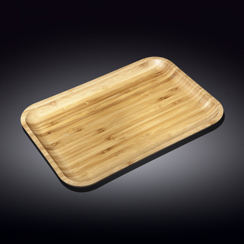 Natural Bamboo Platter 12" X 8" | 30.5Cm X 20.5Cm WL-771054/A - NYStep