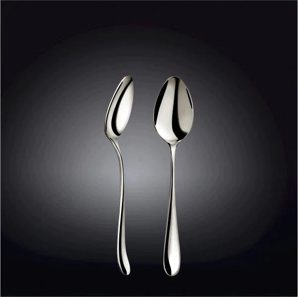 Dessert Spoon Set Of 6 Pieces, Wilmax, 18/10 Stainless Steel/ White Box Packing/ 7.5"| 19Cm, WL-999108/6C - NYStep
