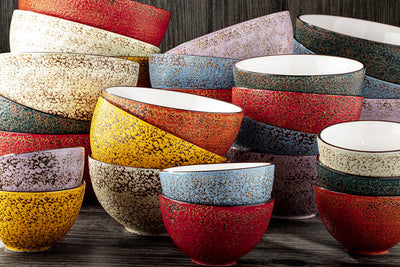 Red Porcelain  Bowl 4" | 10.5 Cm 8 Fl Oz | 250 Ml - NYStep