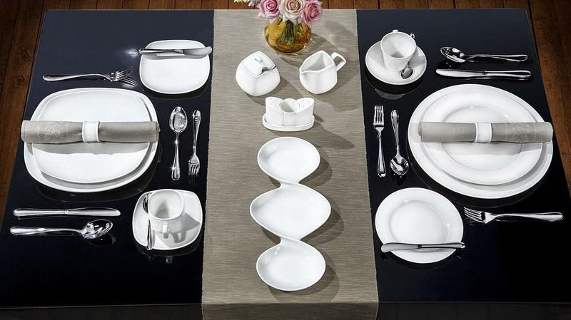 Fine Porcelain Divided Dish 14.5" | 37 Cm WL-992416/A - NYStep