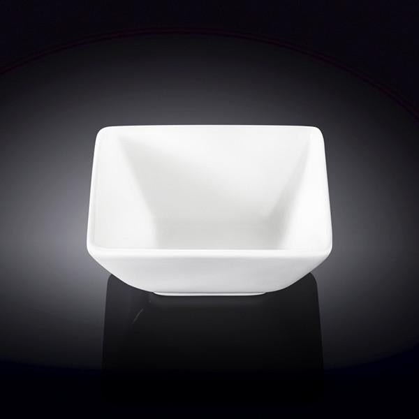 Fine Porcelain Square Dish 4" X 3.75" X 2" | 10 X 9.5 X 5 Cm 5 Fl Oz| 150 Ml WL-992610/A - NYStep