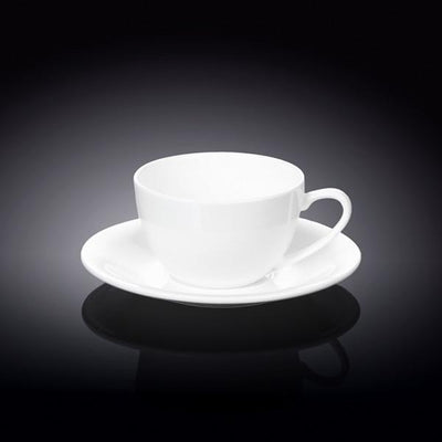 FINE PORCELAIN 6 OZ | 180 ML CAPPUCCINO CUP & SAUCER - NYStep