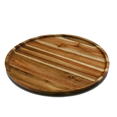 Acacia round Plate  Platter 14" Diameter ZG-660014